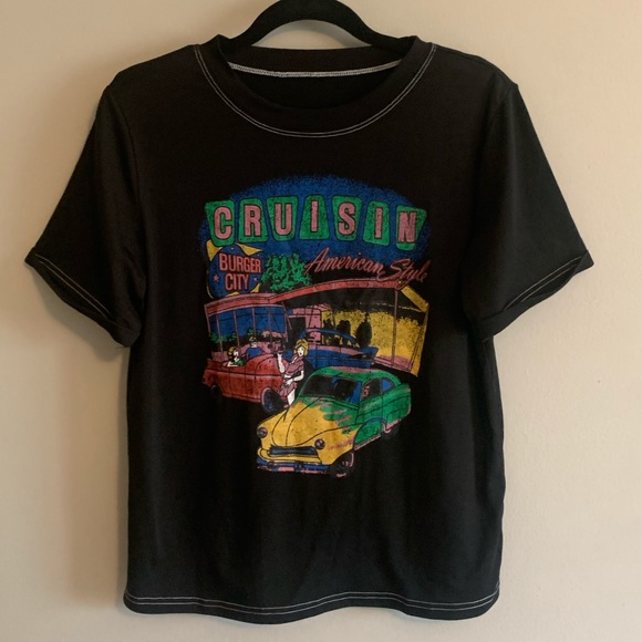 SHEIN | Tops | Shein Cruisin Graphic 